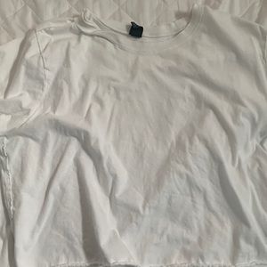 White crop top